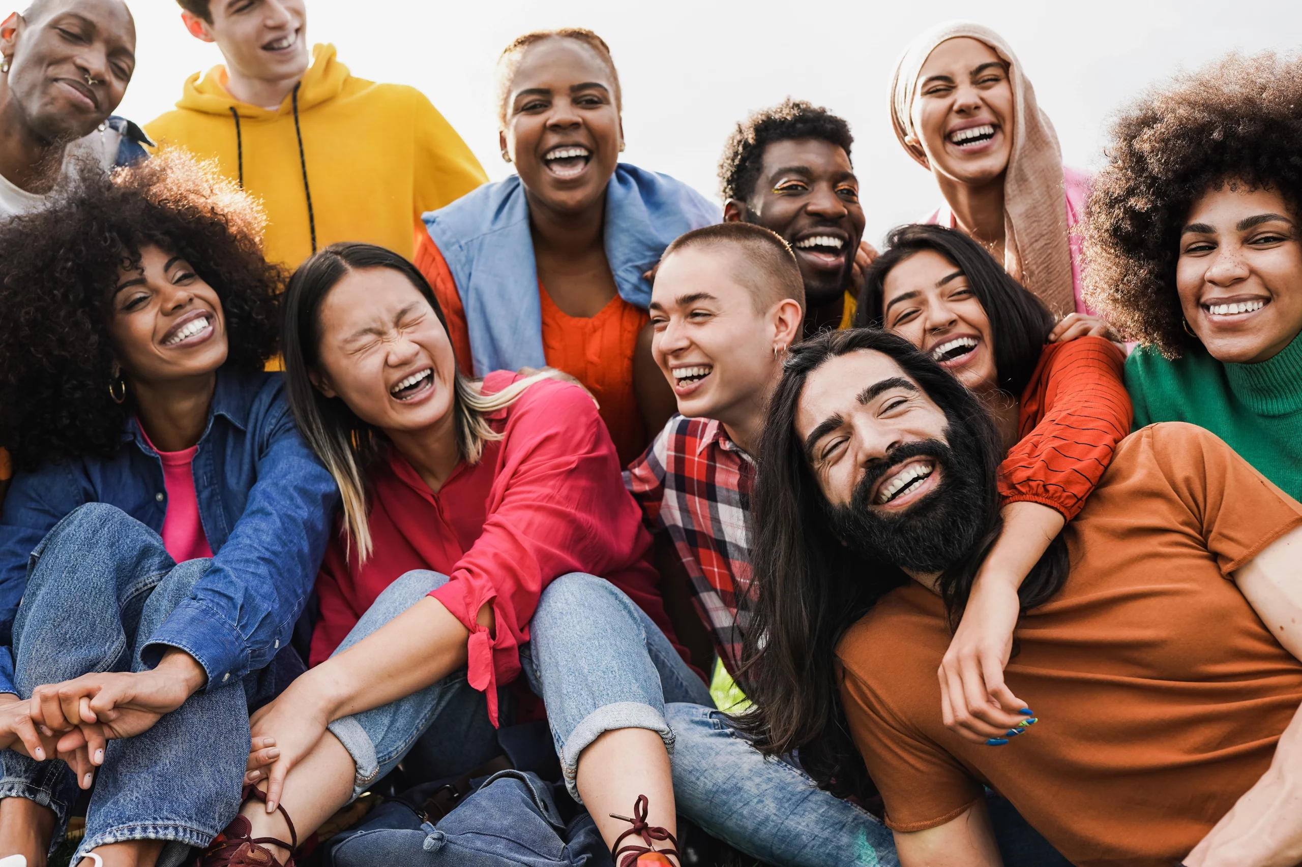 smiling students benefiting from a fresh food vending machine