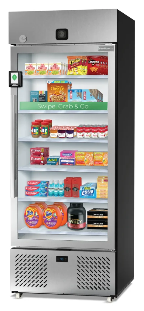 smart pantry stocked with sundries and ambient food products