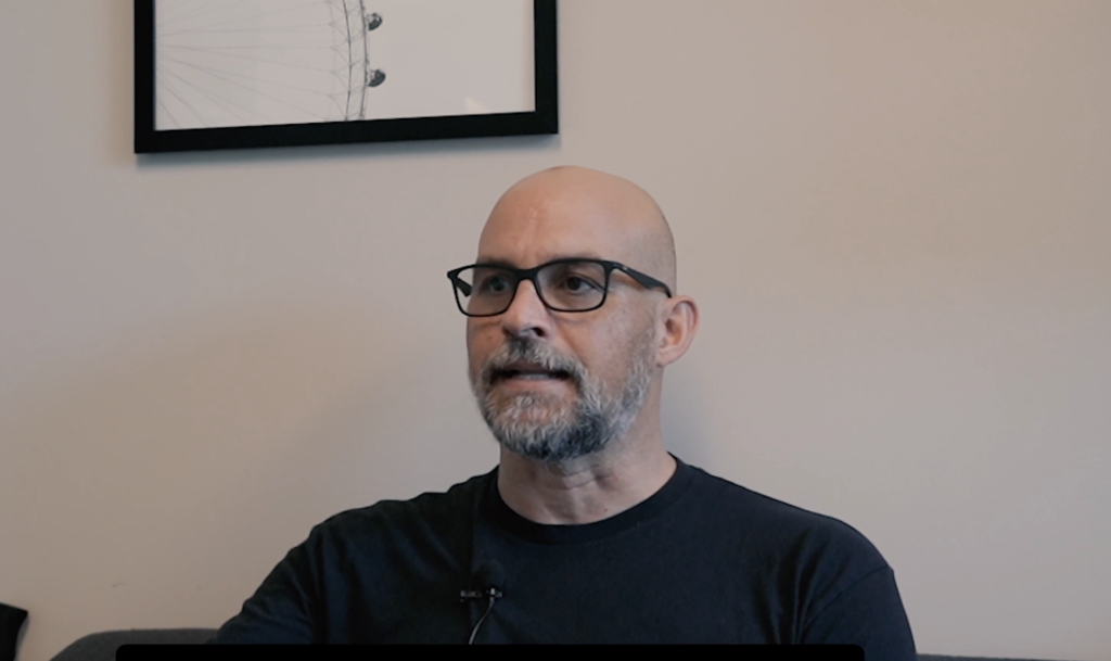 man smiling at camera