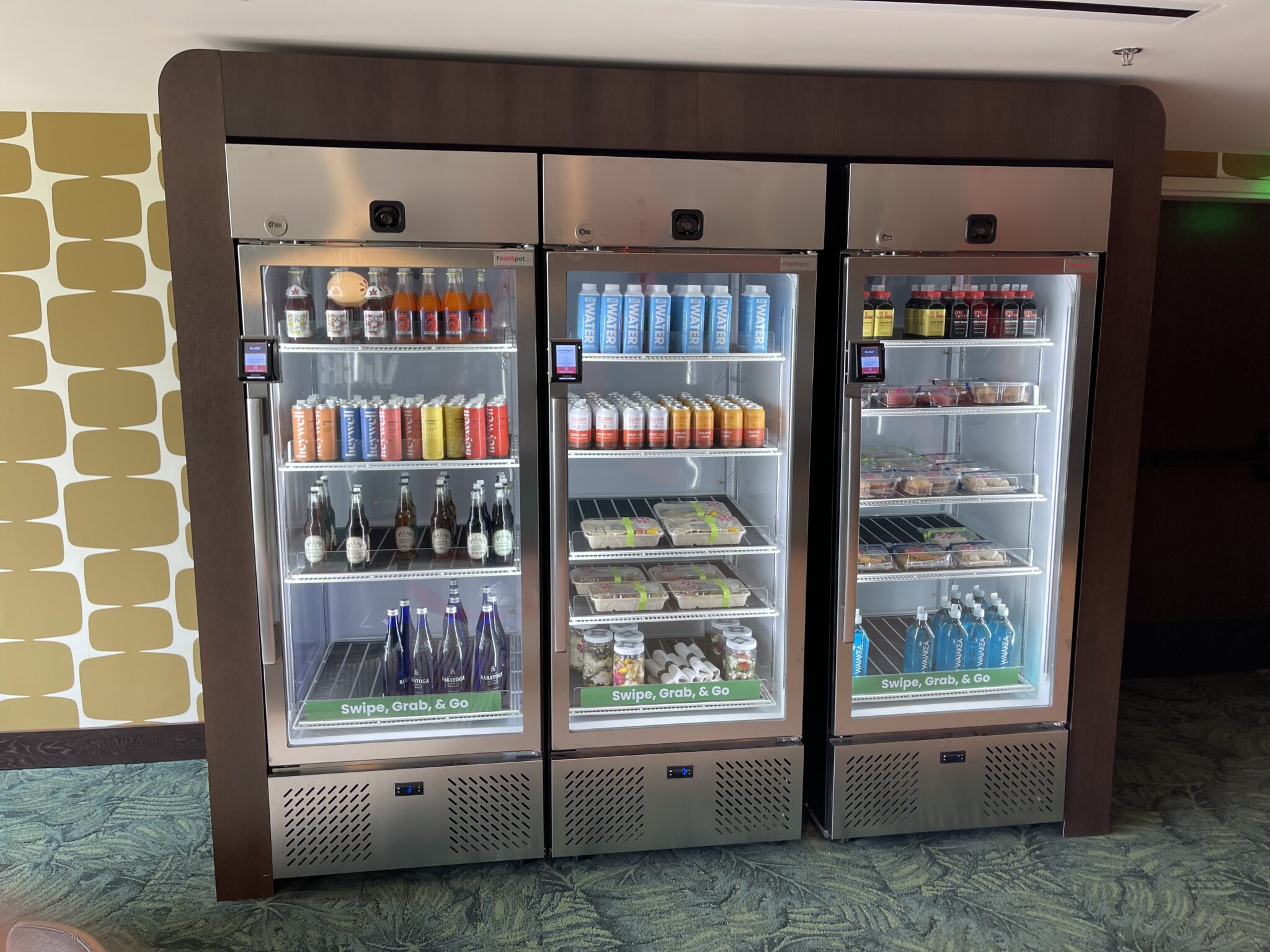 smart vending machines in campus library